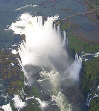 Teufelsrachen von der Luft aus
