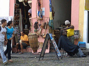 Barbier auf der Strasse