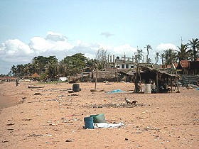 Strand der Einheimischen