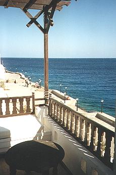Balkon mit Meerblick