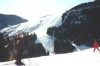 Relativ steil, aber schön breit