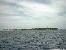 Anfahrt auf die Insel